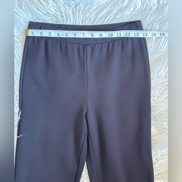 Marine Layer Black Kick Flare Pull On Cropped Pants Size M Like New - Picture 7 of 9